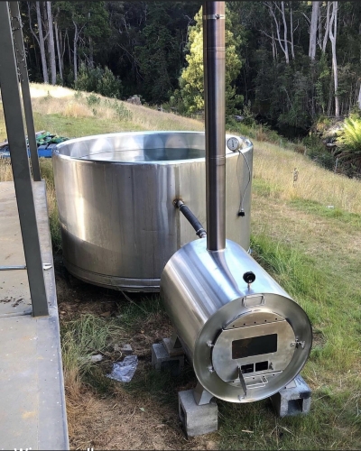 Winnerwell Wood Burn Stainless Steel L-sized Hot Tub and Pool Water Heater SKU 910249 - foto 6